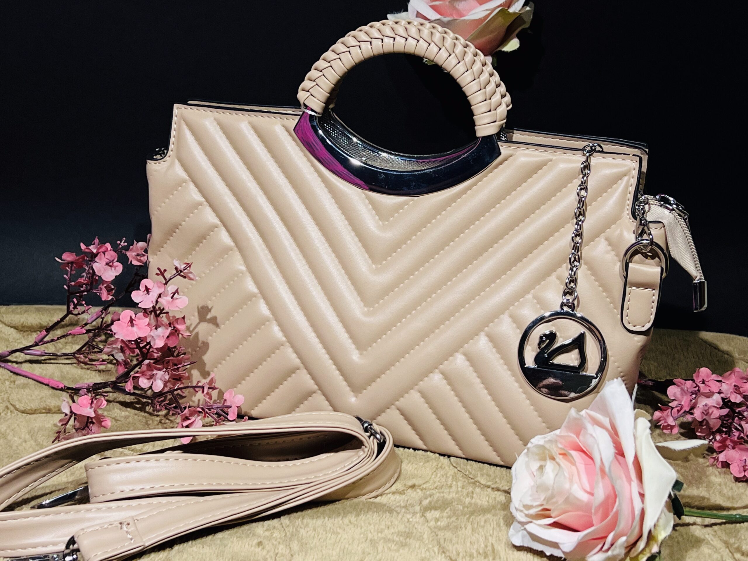 Beige-Handbag Beige-Handbag