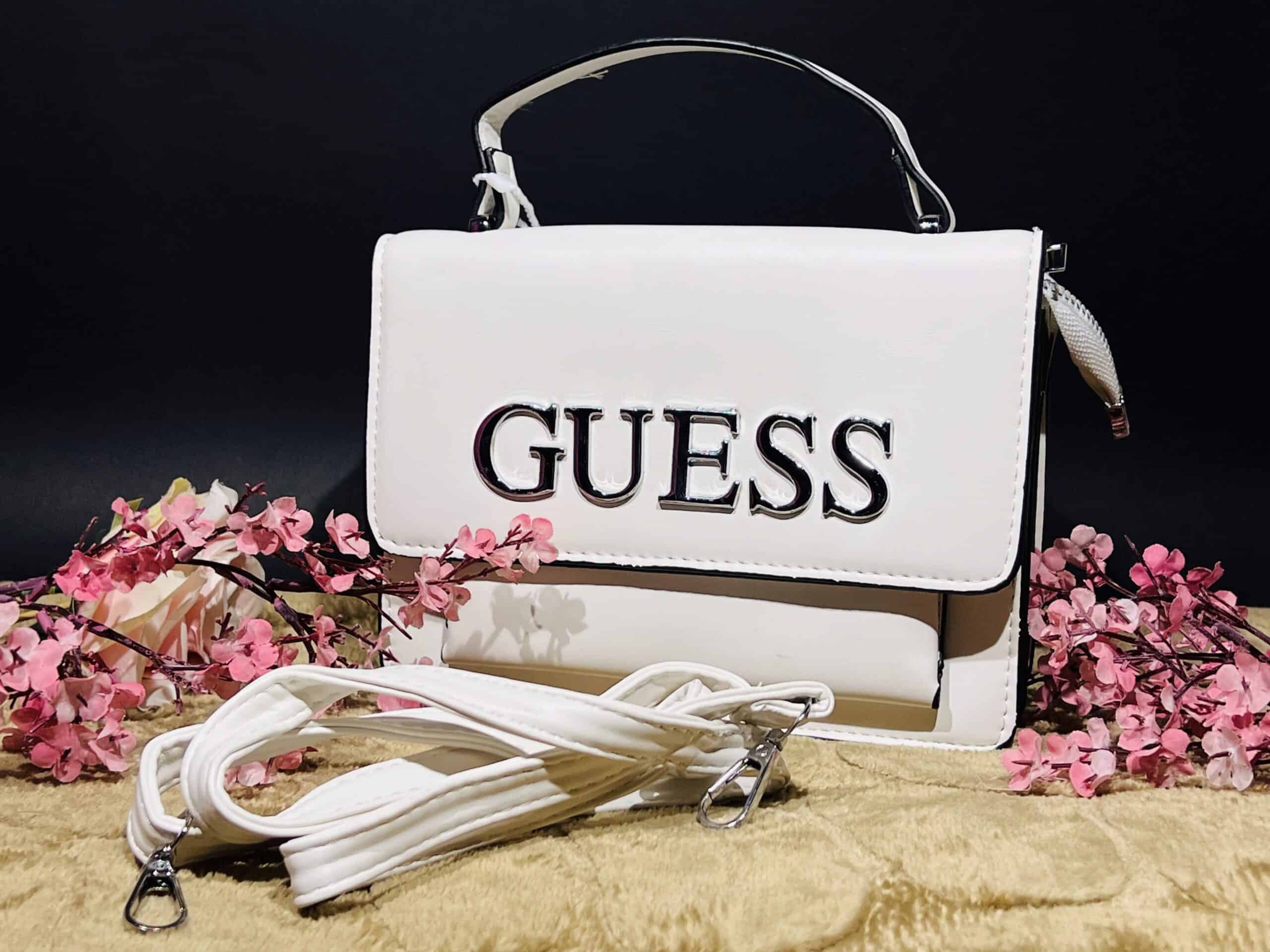 GUESS-WHITE-HANDBAG White-Handbag