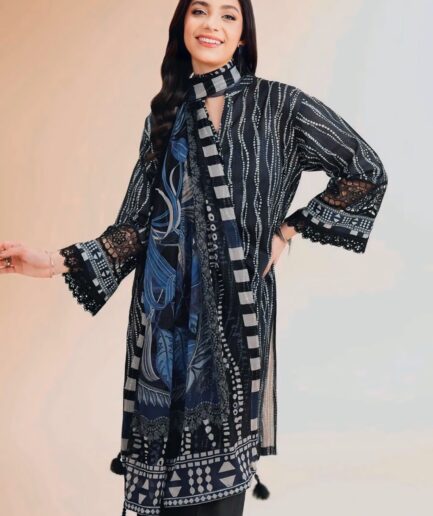 PRINTED LAWN 2-PIECE SUIT
