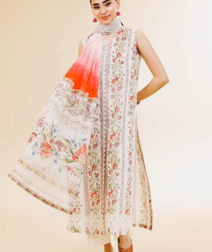 PRINTED LAWN 2-PIECE SUIT