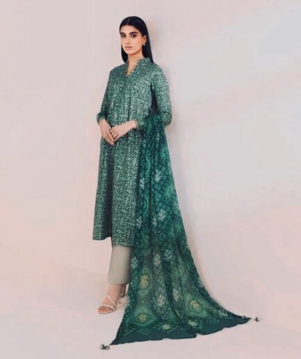 PRINTED LAWN 2-PIECE SUIT