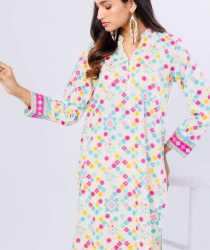 PRINTED LAWN SHIRT