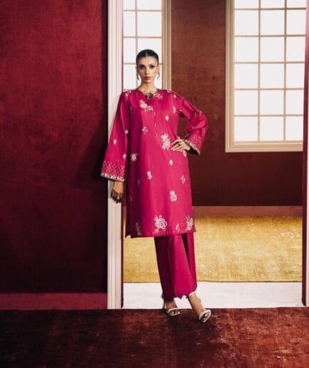 EMBROIDERED CAMBRIC SHIRT