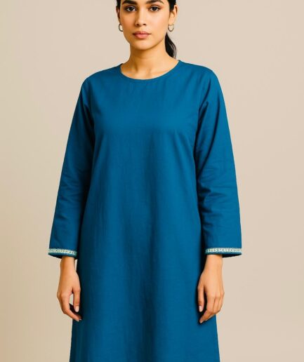 EMBROIDERED KHADDAR SHIRT