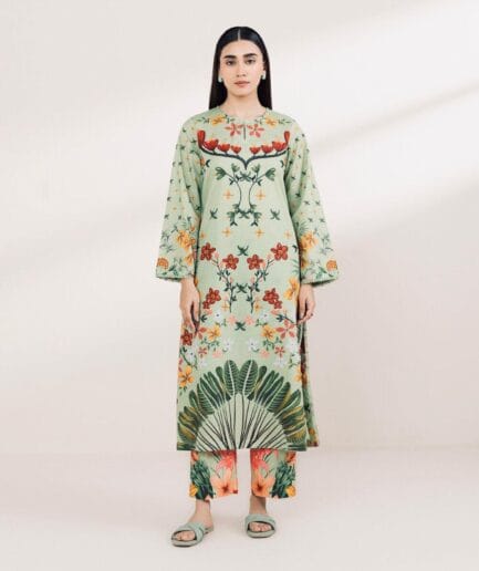 PRINTED LAWN 2 PIECE SUIT