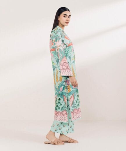 PRINTED LAWN 2 PIECE SUIT