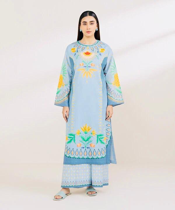 sapphire-printed-lawn-shirt (3) PRINTED LAWN SHIRT