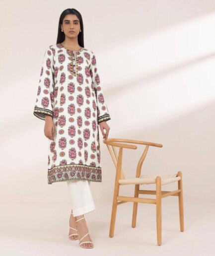 SAPPHIRE EMBROIDERED LINEN SHIRT