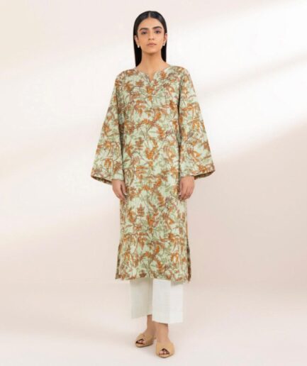 PRINTED KHADDAR SHIRT