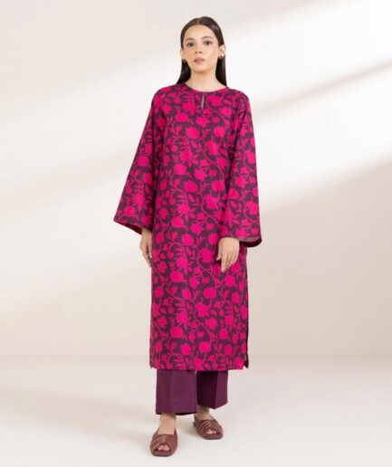 PRINTED KHADDAR SHIRT