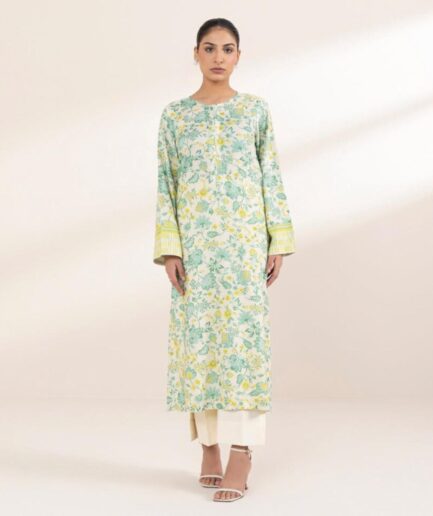 SAPPHIRE PRINTED LINEN SHIRT