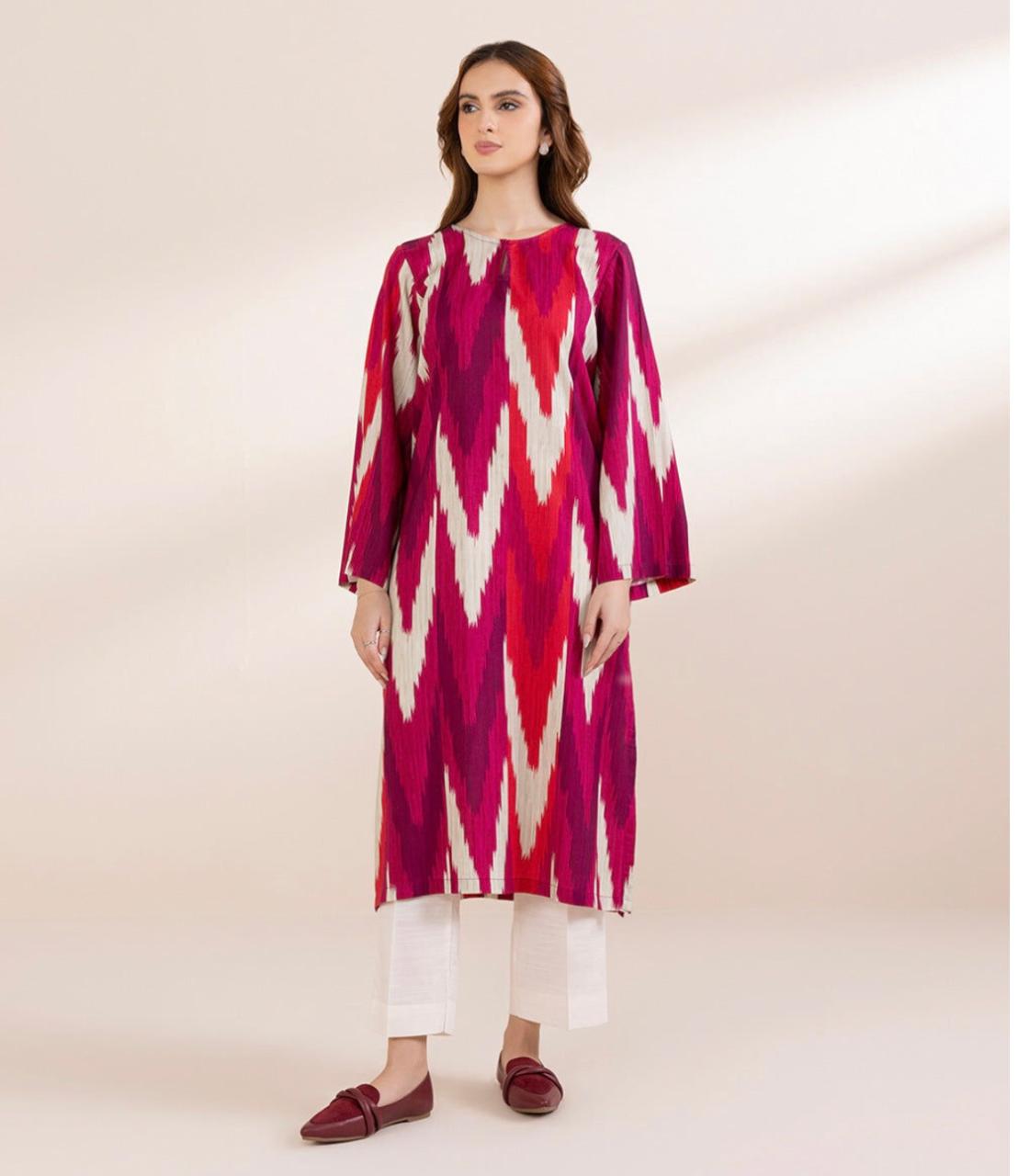 SAPPHIRE-PRINTED-LINEN-SHIRT (5) PRINTED LINEN SHIRT