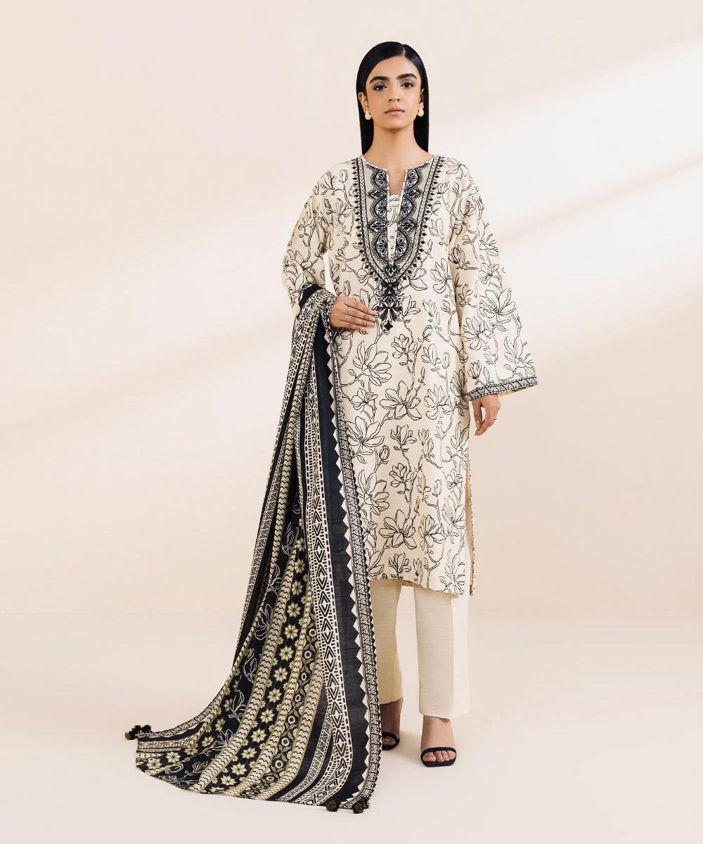 SAPPPHIRE-EMBROIDERRED-KHADDAR-2-PIECE-SUIT 2 PIECE EMBROIDERED KHADDAR SUIT