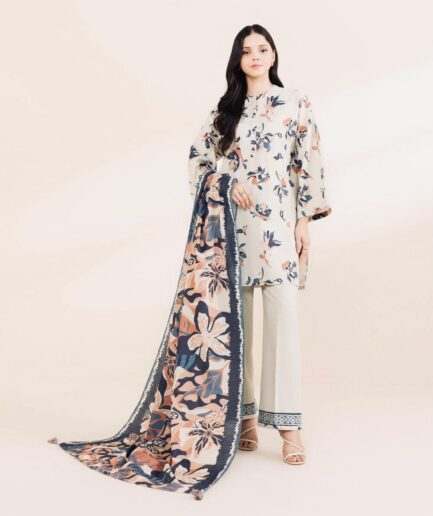 2 PIECE PRINTED KHADDAR SUIT