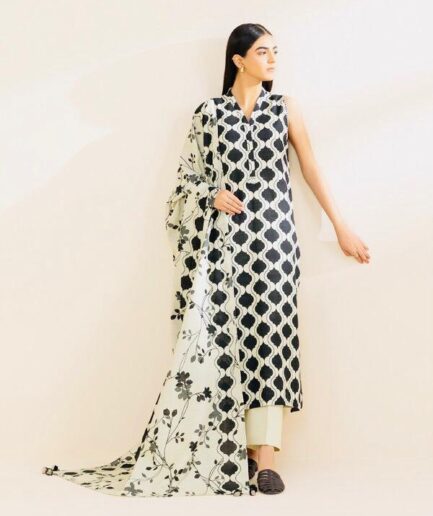 2 PIECE PRINTED KHADDAR SUIT