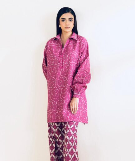 2 PIECE PRINTED KHADDAR SUIT
