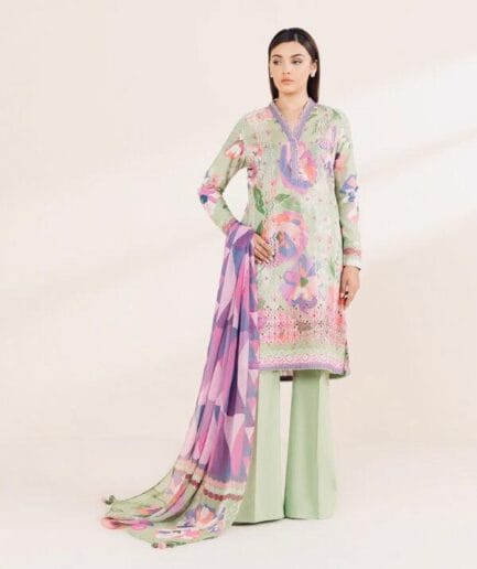SAPPHIRE 3 PIECE EMBROIDERED LAWN SUIT