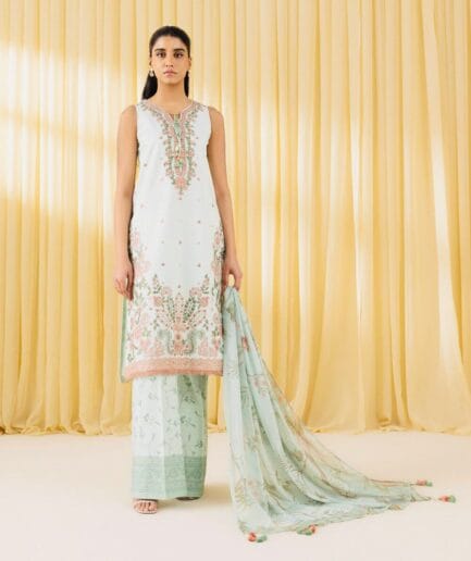 SAPPHIRE 3 PIECE EMBROIDERED LAWN SUIT