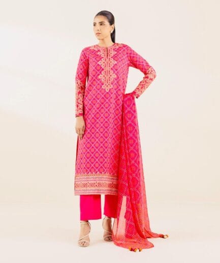 SAPPHIRE 3 PIECE EMBROIDERED LAWN SUIT