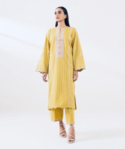 SAPPHIRE EMBROIDERED DOBBY SHIRT