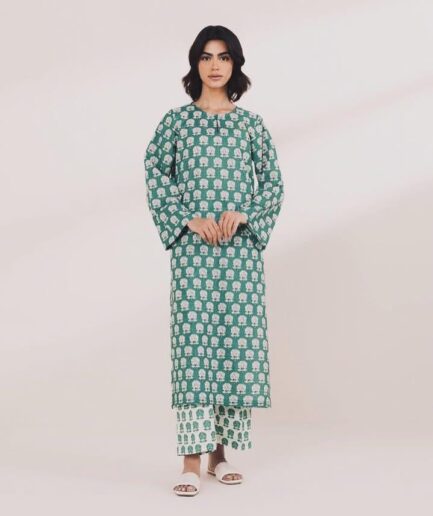 SAPPHIRE PRINTED LAWN SHIRT